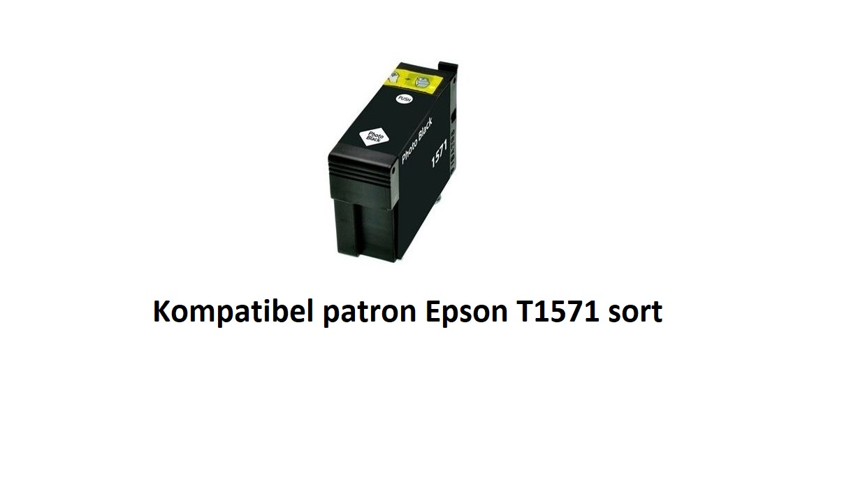 Epson BK kompatibel blækpatron 32ml.