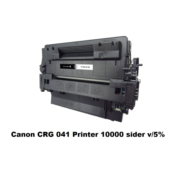 Canon 041 Sort lasertoner den er kompatibel med den originale Canon 041 printer 10,000 sider v/5%.