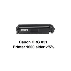 Canon 051H Sort lasertoner den kompatibel med originale Canon 051H printer 3500 sider v/5%. - Canon - kompatibel ink
