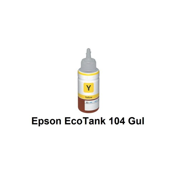 Epson 104 Yellow (Gul) kompatibel Blkrefill Indeholder 70ml.