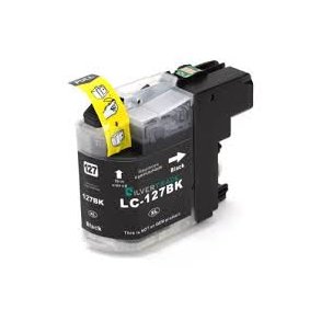 Brother LC 127 sort kompatibel blkpatron Sort med 30ml