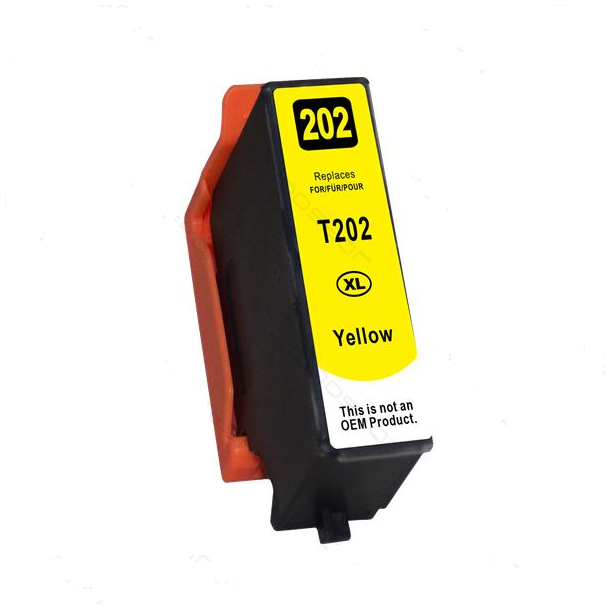 Epson 202XL Yellow (Gul) kompatibel blkpatron indeholder hele 12ml.