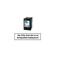 Sampack med 1x HP 21XL og 1x HP 22XL Kompatible blkpatroner indeholder i alt 36 ml.