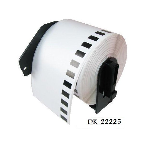 Brother DK-22225 Endels Bane kompatible labels i 38 mm bred 30,48 m lange.