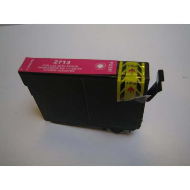 Epson T2713 M Kompatibel bl&aelig;kpatron indeholder 13 ml.