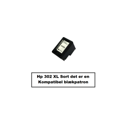 Sampack med 2x HP 302XL BK og 1x hp 302XL CMY Kompatibel blkpatroner som indeholder IALT 58 ml.