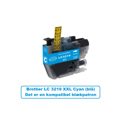 Brother Sampack med 5 styk LC 3219 XXL kompatibel blkpatron indeholder 184ml ialt.