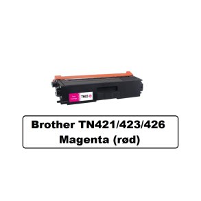 Brother TN 421/423/426 Magenta (rd) Lasertoner er Kompatibel med Brother TN421/423/426 4000 sider v/ 5%