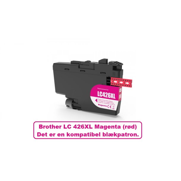 Brother LC 426XL Magenta (rd) Kompatibel blkpatron indeholder 60 ml.