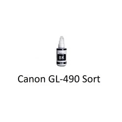 Canon GI 490 Sammenpak med 4 styk kompatibel Blkrefill Indeholder 345ml.