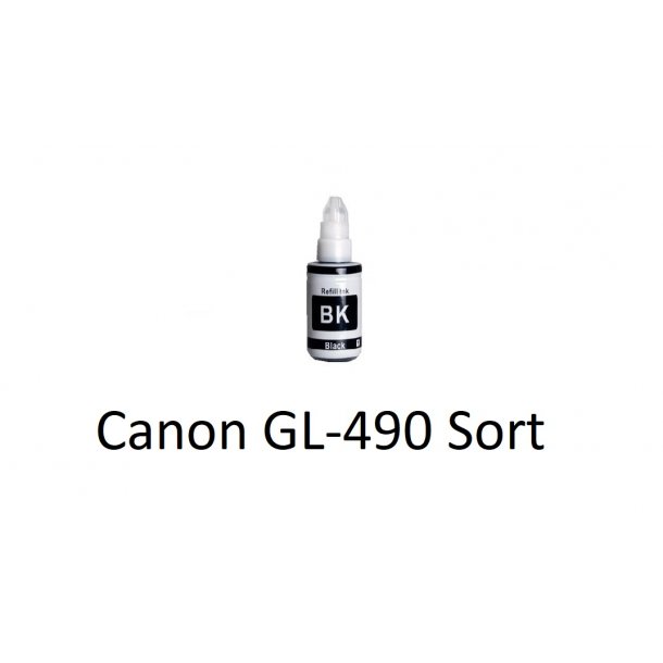 Canon GL-490 BK (sort) kompatibel Blkrefill Indeholder 135ml.