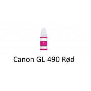 Canon GI 490 Magenta (rd) kompatibel Blkrefill Indeholder 70ml.
