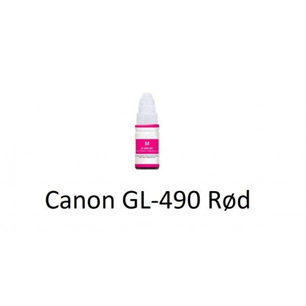 Canon GL-490 Magenta (rd) kompatibel Blkrefill Indeholder 70ml.