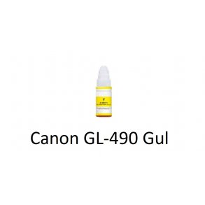 Canon GI 490 Yellew (gul) kompatibel Blkrefill Indeholder 70ml.