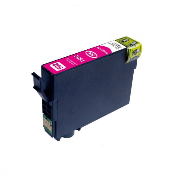 Epson 502XL Magenta (rd) er en kompatibel blkpatron den indeholder hele 12ml.