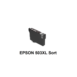 Epson Sampack med 5 styk Epson 503 XL Kompatibel blkpatroner indeholder 54ml ialt.