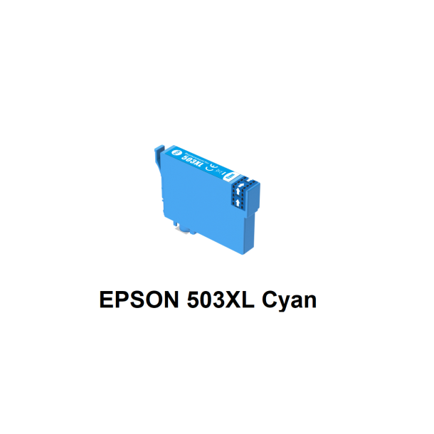 Epson 503XL Cyan (Bl) er en kompatibel blkpatron den indeholder hele 10ml.