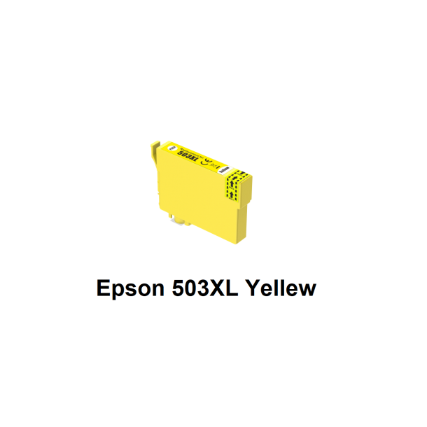 Epson 503XL Yellew (gul) er en kompatibel blkpatron den indeholder hele 10ml.