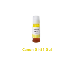 Canon GI 51 Sammenpak med 5 styk kompatibel Blkrefill Indeholder ialt 490ml.