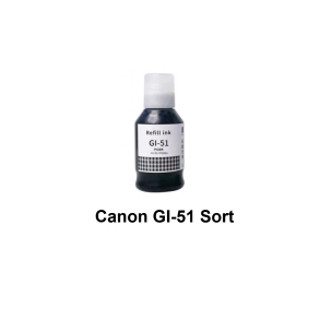 Canon GI 51 PGBK (sort) kompatibel Blkrefill Indeholder 140ml.