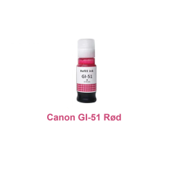 Canon GI 51 Sammenpak med 4 styk kompatibel Blkrefill Indeholder ialt 350ml.
