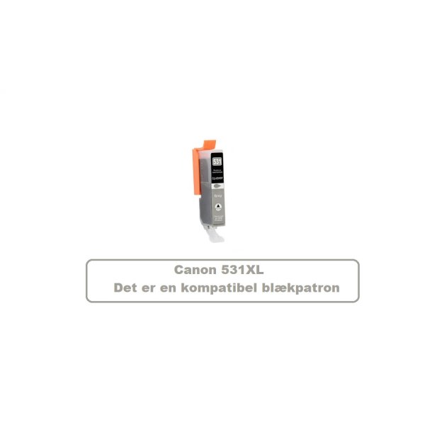 Canon Sampack med 12 styk Pgi 530XL, Cli 531XL B/C/M/Y. kompatible blkpatroner indeholder 230ml.