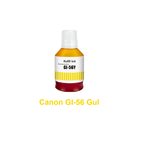 Canon GI 56 Sammenpak med 4 styk kompatibel Blkrefill Indeholder ialt 590ml.