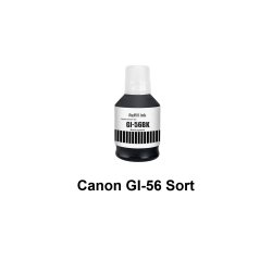 Canon GI 56 Sammenpak med 4 styk kompatibel Blkrefill Indeholder ialt 590ml.