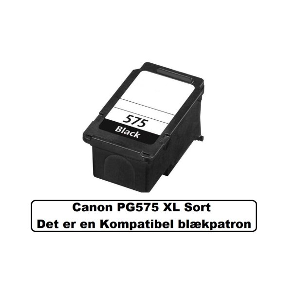 Canon PG 575XL BK kompatibel blkpatron indeholder 14ml ialt.