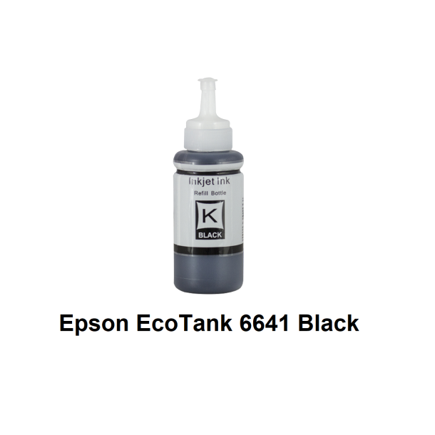 Epson T6641-42-43-44 Sammenpak med 5 kompatibel Blkrefill Indeholder 500ml.