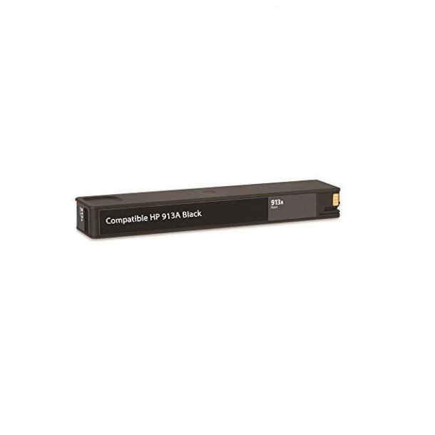 HP 913A (L0R95AE) BK sort kompatibel blkpatron indeholder hele 80ml.