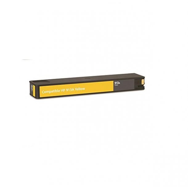 HP 913A (F6T79AE) Yellow (gul). kompatibel blkpatron indeholder hele 55ml.