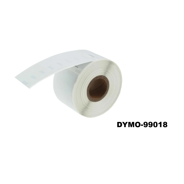 DYMO 99018 38 mm x 190 mm. Kan anvendes til mapper