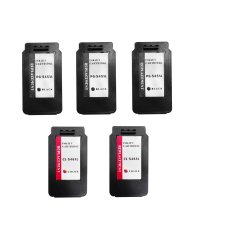 Sampack med 3x PG 545xl og 2X CL546 xl Kompatibel blkpatronerne med chip indeholder ialt 102 ml.