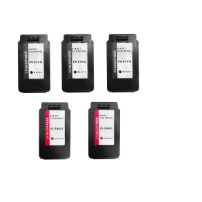 Sampack med 3x PG 545xl og 2X CL546 xl Kompatibel blkpatronerne med chip indeholder ialt 102 ml.