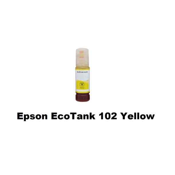 Epson 102 Yellew (gul) kompatibel Blkrefill Indeholder 70ml.