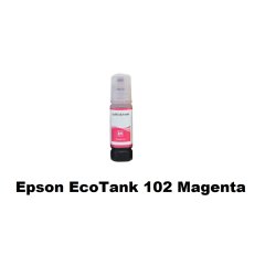 Sammenpak med 4 styk Epson 102 BK-c-m-y er kompatibel Blkrefill Indeholder 350ml.