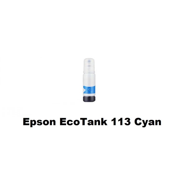 Epson 113 Cyan (Bl) kompatibel Blkrefill Indeholder 70 ml.