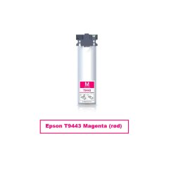 Epson T9443 Magenta (rd) er en kompatibel blkpatron den indeholder hele 37,5ml.