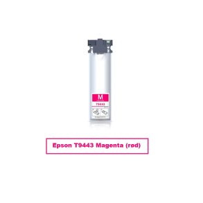 Epson T9443 Magenta (rd) er en kompatibel blkpatron den indeholder hele 37,5ml.