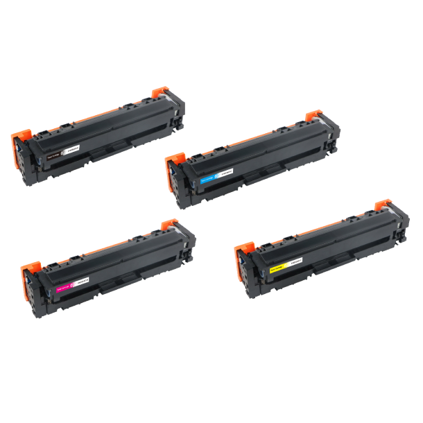 HP 207X/W2210X/11/12/13 Sampack med 4styk, De er Kompatibel UDEN CHIP P printer 10500 sider v/5%.