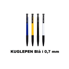 kuglepen med en skrivebredde i 0,7 mm med Bl skrive farve.