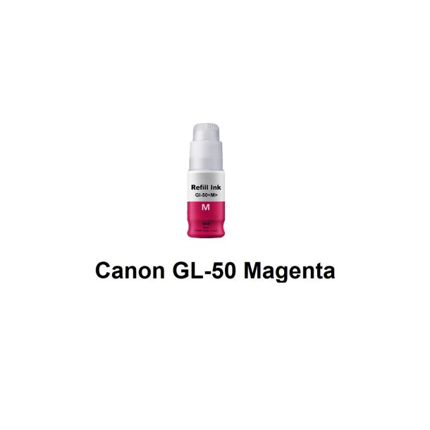 Canon GL 50 Magenta (rd) kompatibel Blkrefill Indeholder 70 ml.