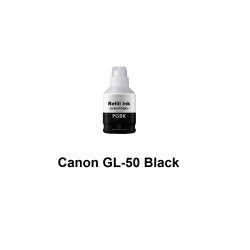 Canon GI 50 Sammenpak med 5 styk kompatibel Blkrefill Indeholder ialt 490ml.