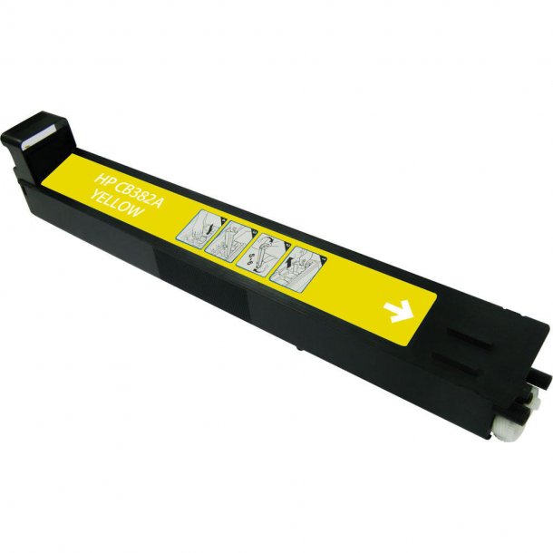 CB 382A Y(gul) Kompatibel med HP 824A.(CB 382A Y printer 21,000 sider v/5%)