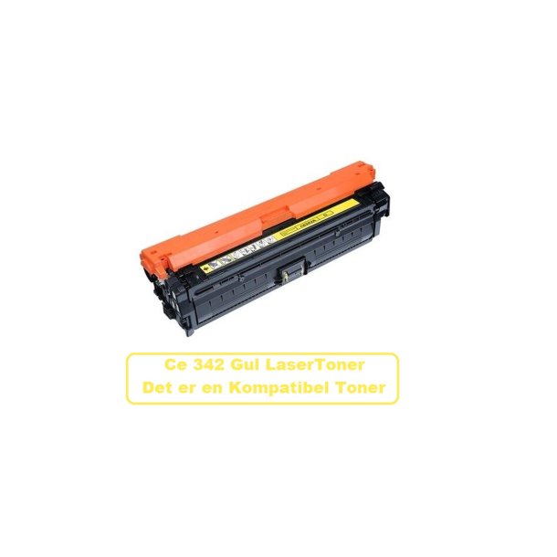 HP 651A / CE 342A Gul Lasertoner Kompatibel med HP 651A Printer 16000 sider v/5%