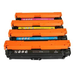 HP 307/CE 740-41-42-43 Pakke med 4 styk Kompatibel toner med  printer 7,000/7,300 sider v/5%.