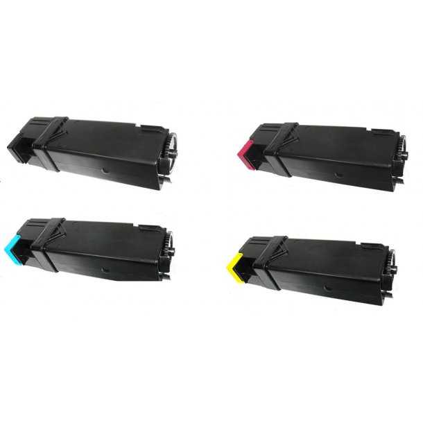 Dell Sampack med 4 styk 1320-BK-C-M-Y Lasertoner er Kompatibel med Dell 1320 printer 8000 sider v/5%