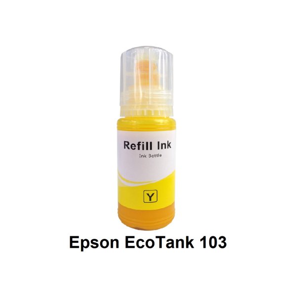 Epson 103 Yellew (gul) kompatibel Blkrefill Indeholder 70ml.