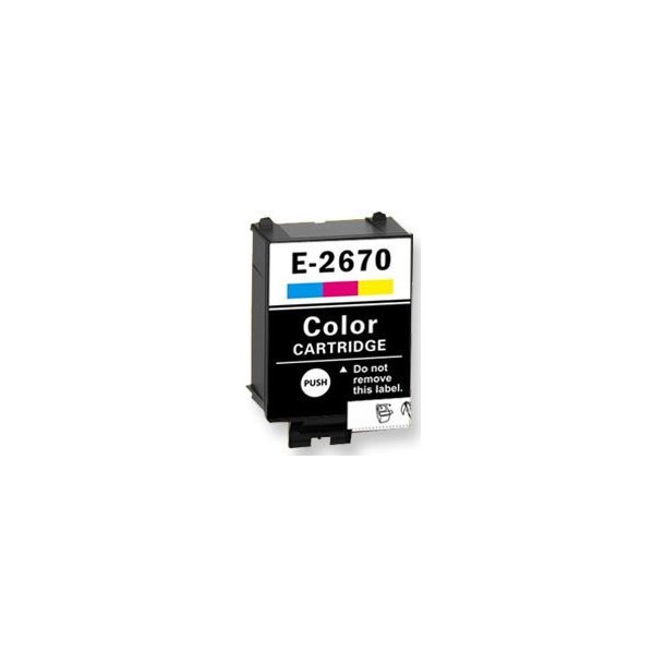 Epson 267 Farve kompatibel blkpatron med 2670 Farve indeholder 12ml